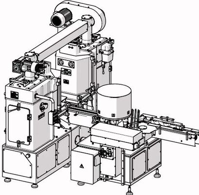 Irregular can seaming machine, Luncheon meat can seaming machine, Vacuum seamer with clincher